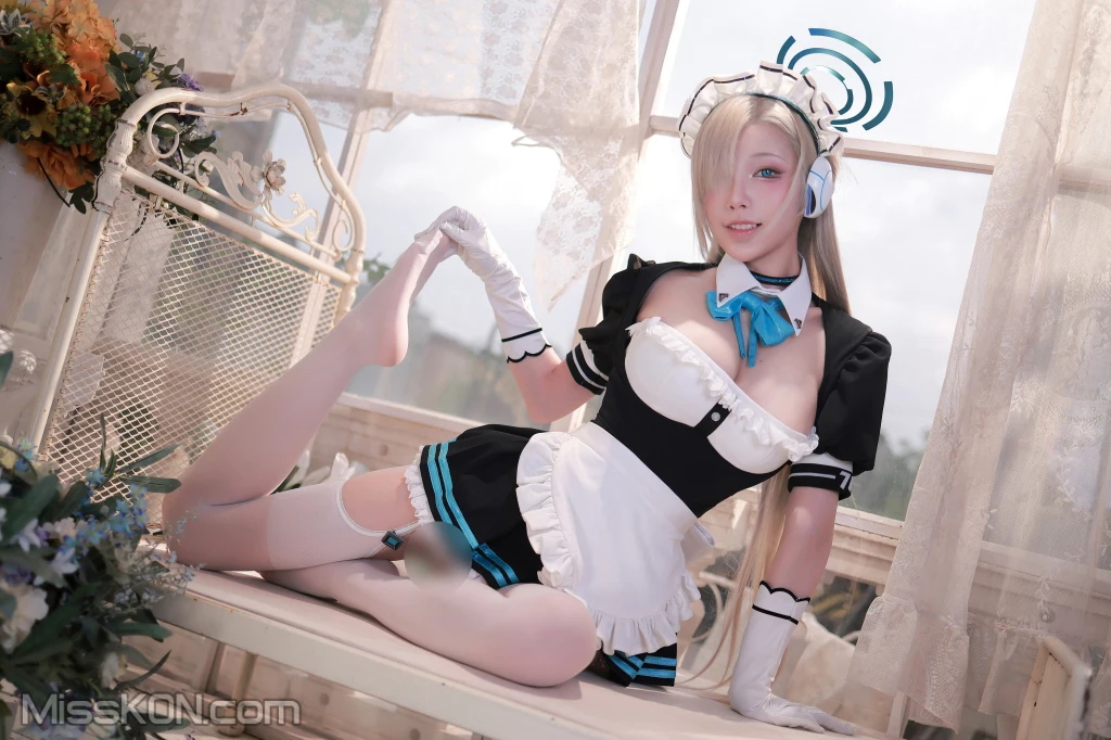 Coser@水淼Aqua_ 碧蓝档案 – 一之濑明日奈女仆B [155P]