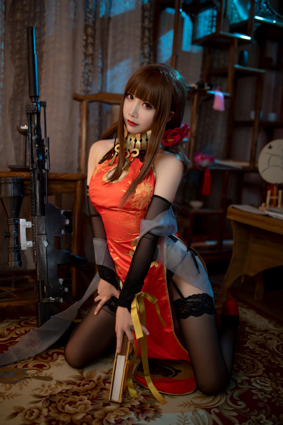 Cosplay 面饼仙儿 DSR50 红牡丹 [34P]