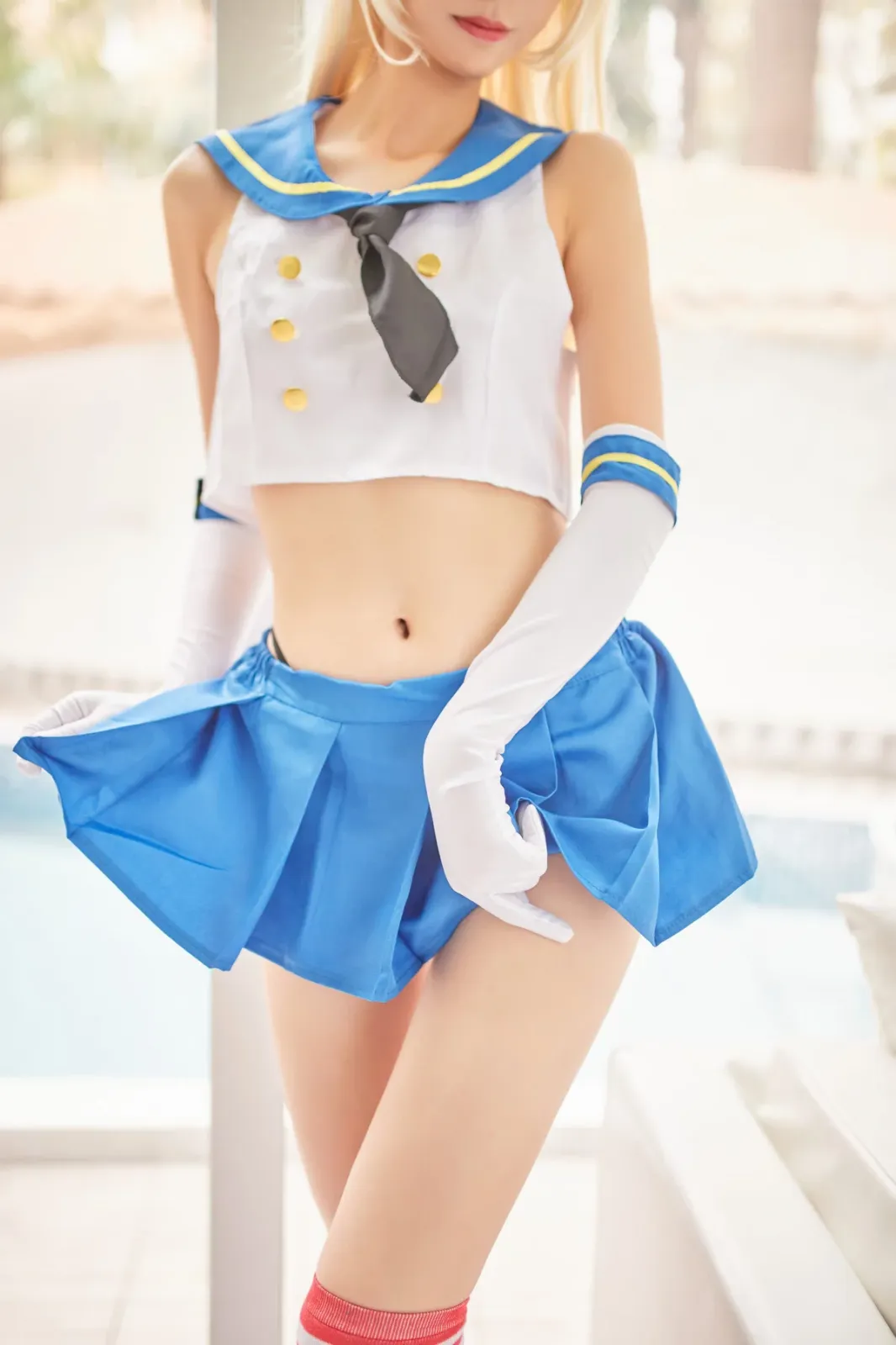 网络美女西瓜少女舰队少女兔女郎主题性感兔女郎装扮脱短裙秀曼妙身姿迷人诱惑写真 [117P]