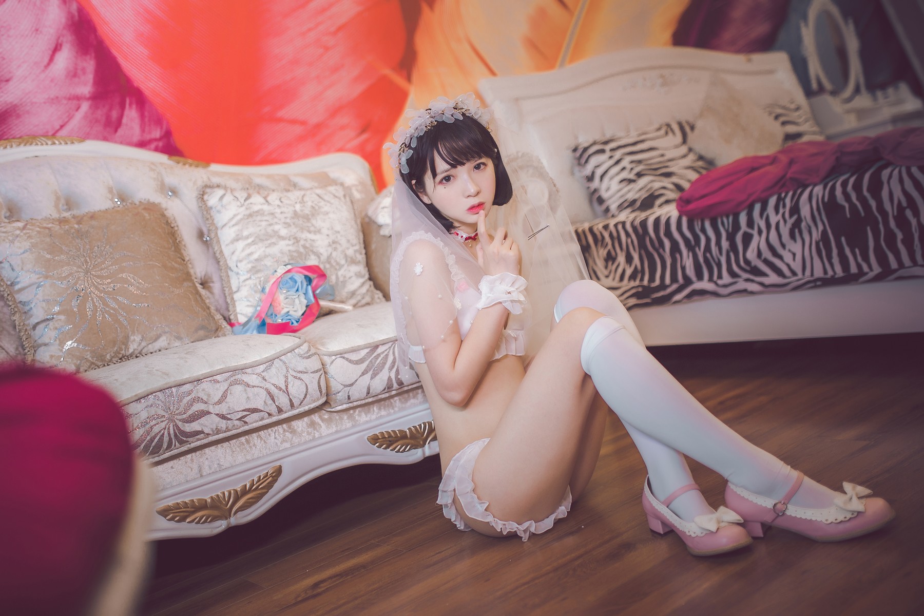 Cosplay 疯猫ss 梦中的婚礼 [49P]