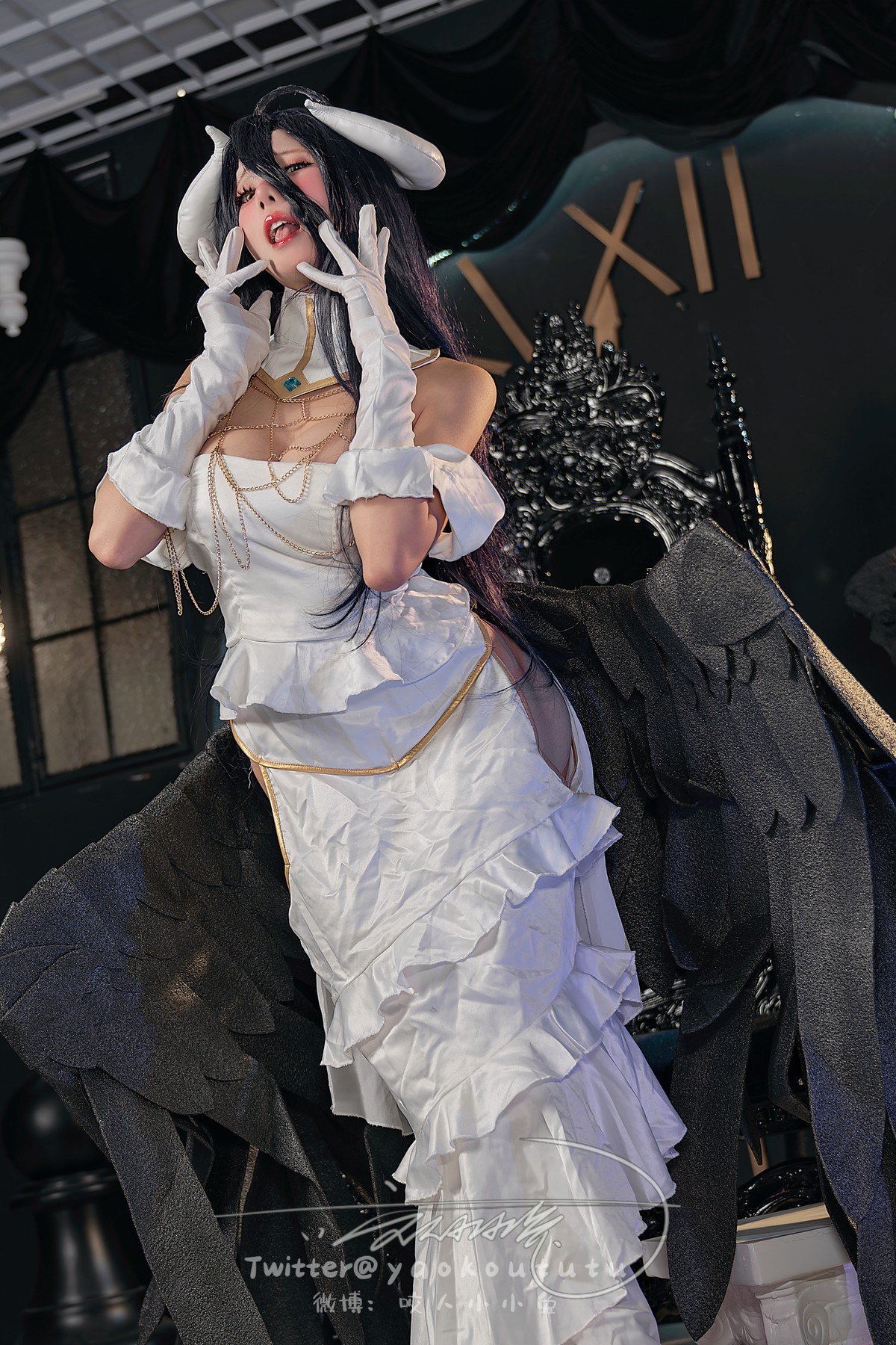 Cosplay 黏黏团子兔 魅魔之耻 雅儿贝德 & Tell Me [56P]