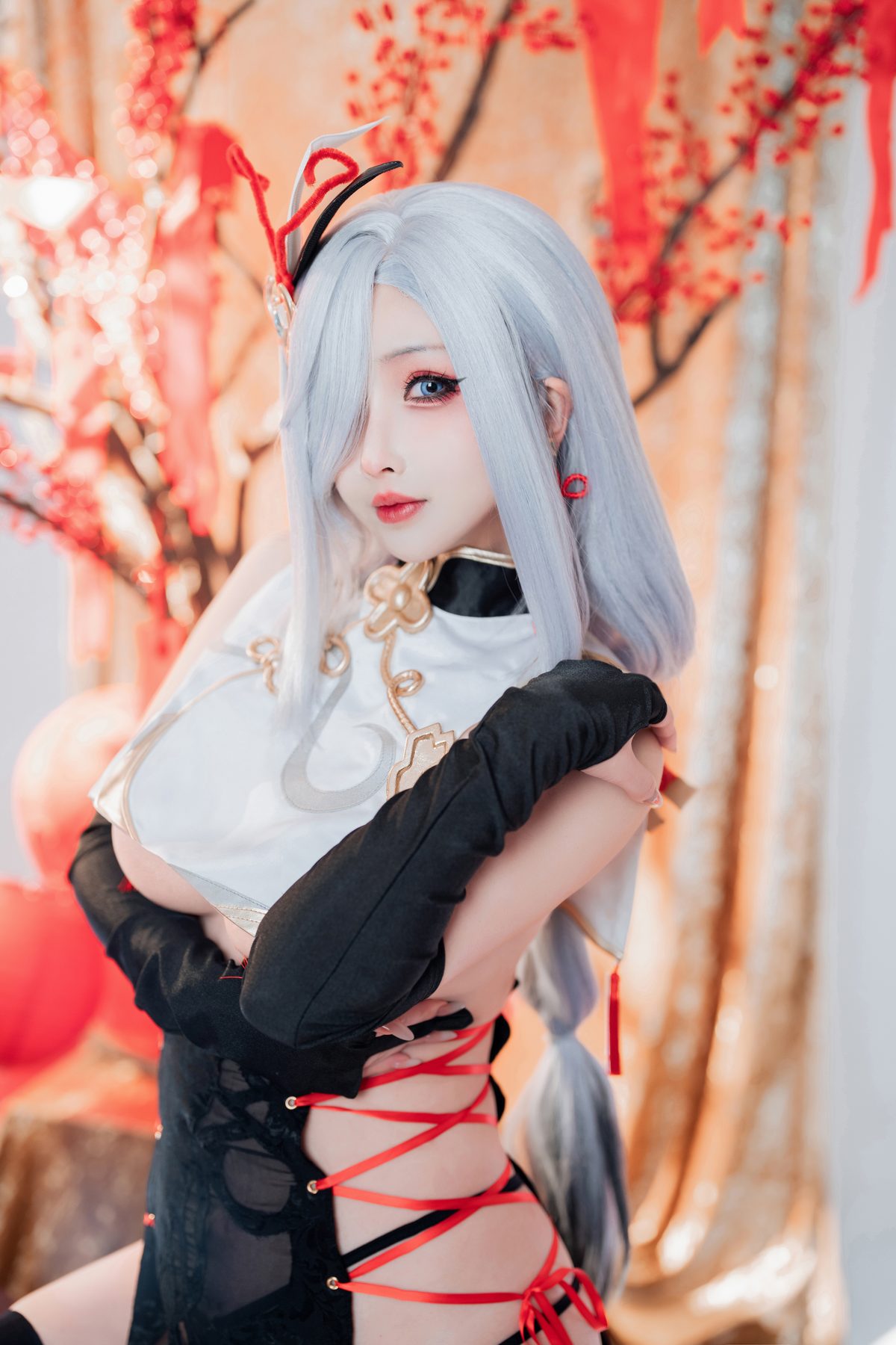 Coser@rioko凉凉子 – 申鹤旗袍