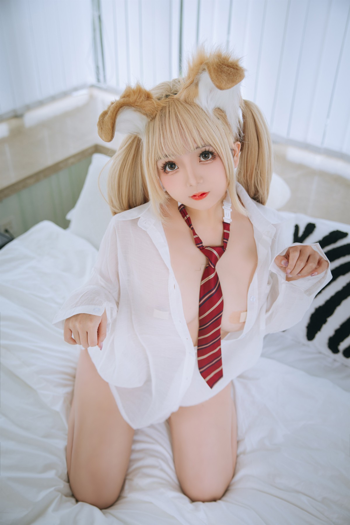 Cosplay 日奈娇 衬衫小狗 Set.01 [50P]