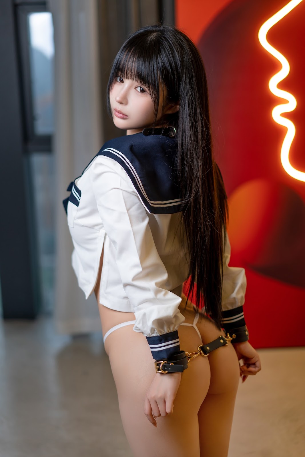 Cosplay 桜井宁宁 JK的秘密 #1 [49P]