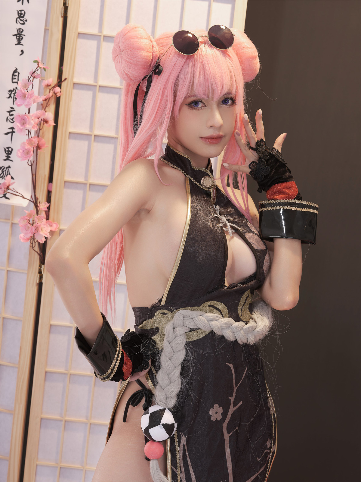 Cosplay PingPing平平 Bremerton KungFu Qipao [34P]