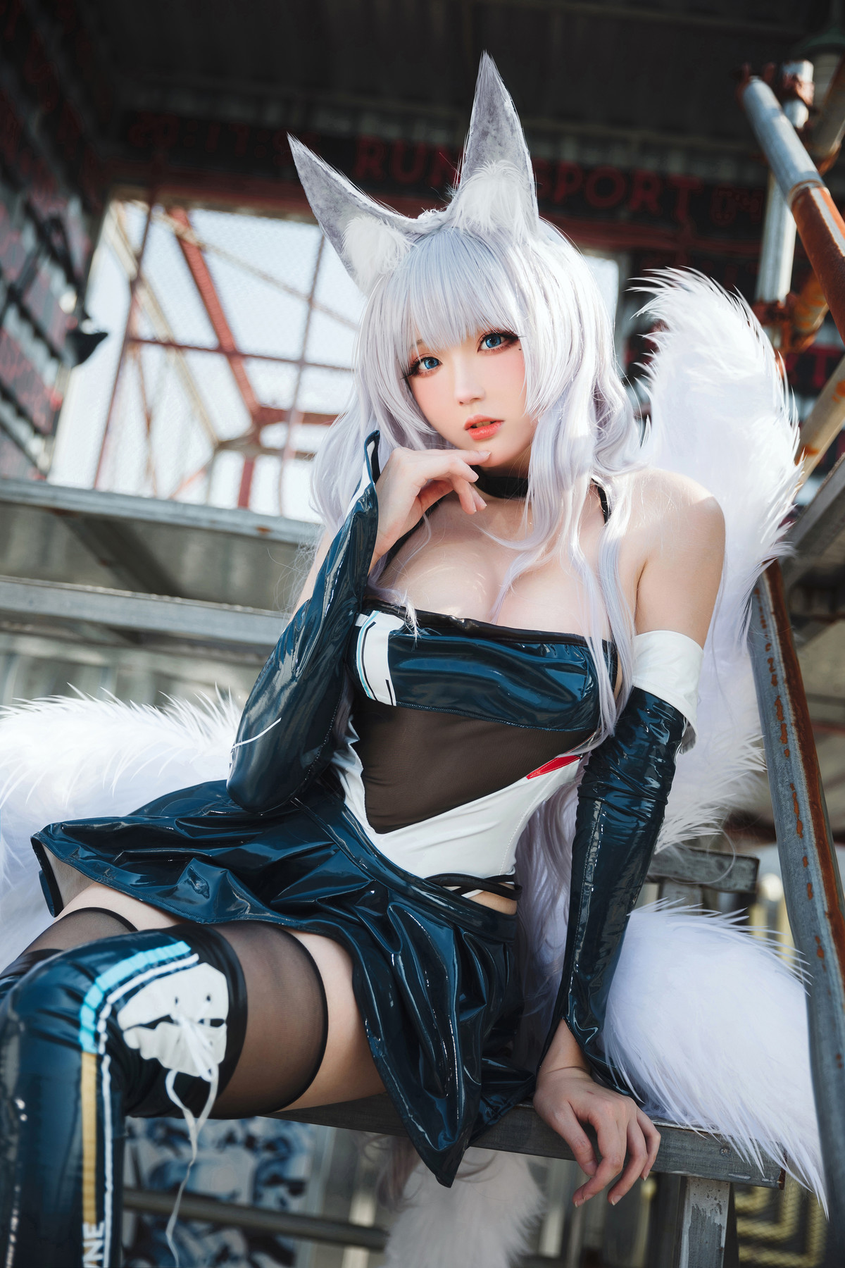 Cosplay 瓜希酱 少女前线 FN-57 Five-seveN [38P]