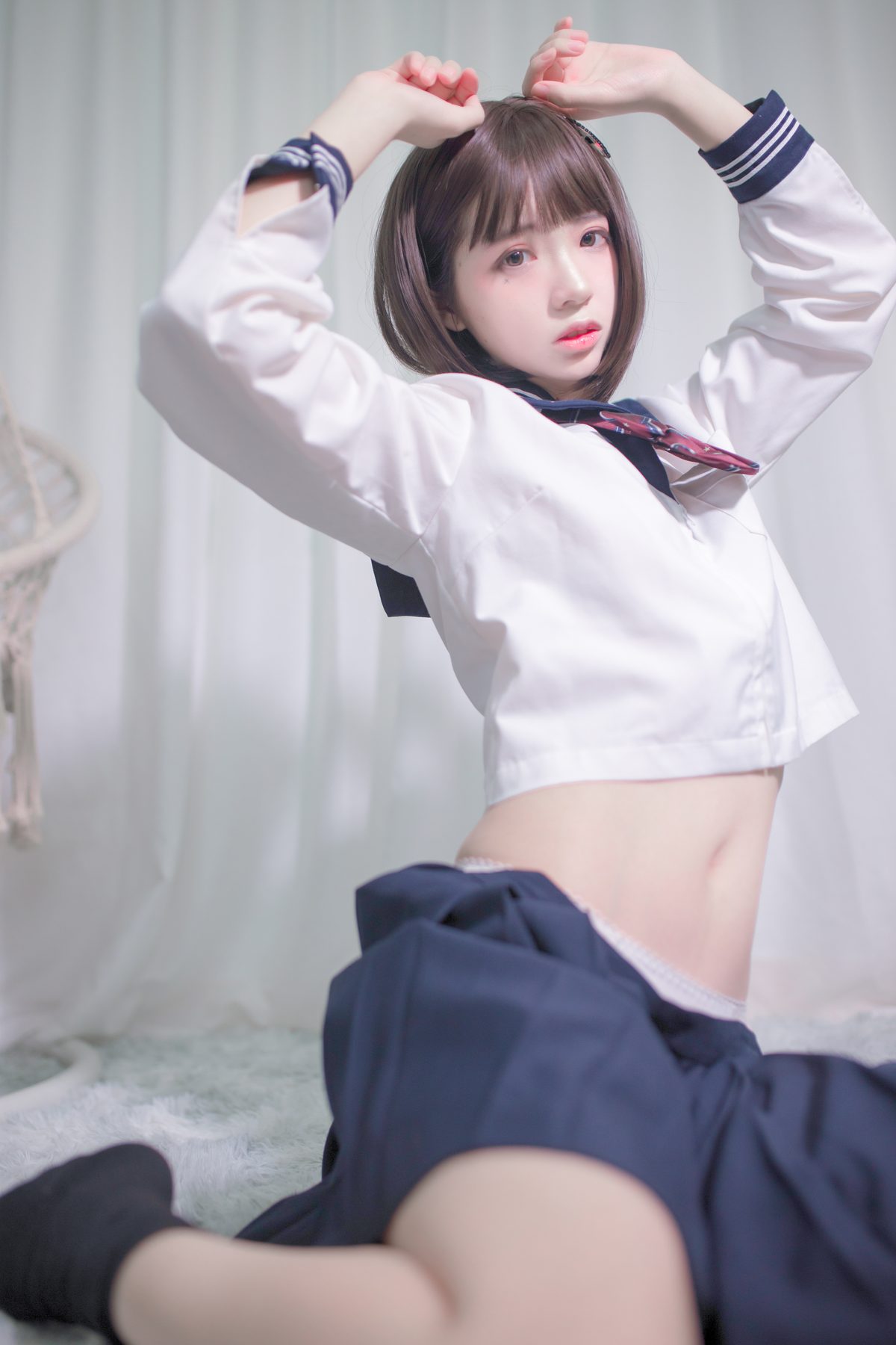 Coser@疯猫ss – 居家JK