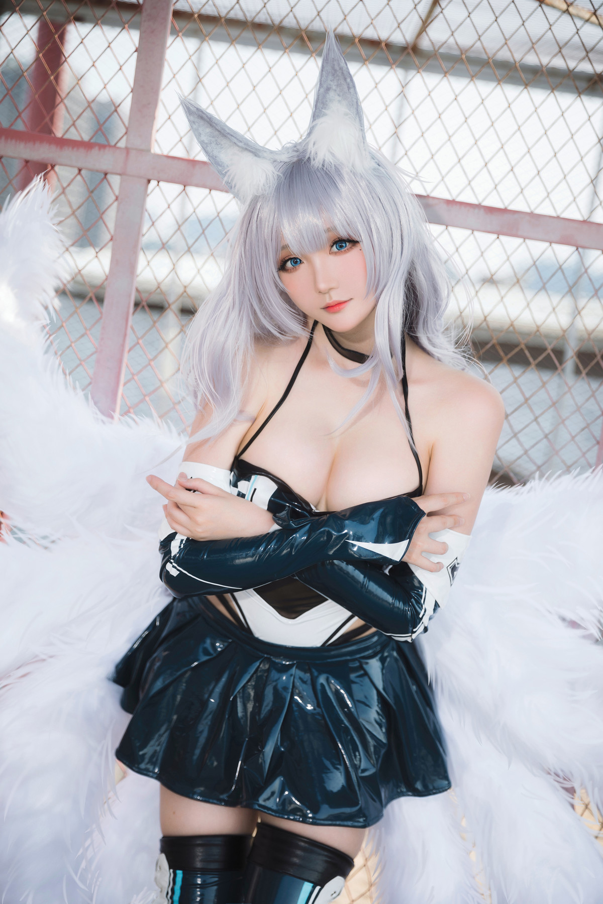 Cosplay 瓜希酱 少女前线 FN-57 Five-seveN [38P]