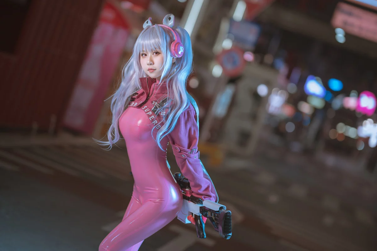 阳光美少女萌芽儿o0爱丽丝主题户外性感粉红连体衣紧身秀凹凸身材撩人诱惑写真 [108P]