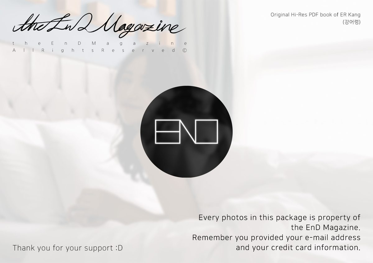 TheEnDMagazine ER Kang – Bright Moments with You