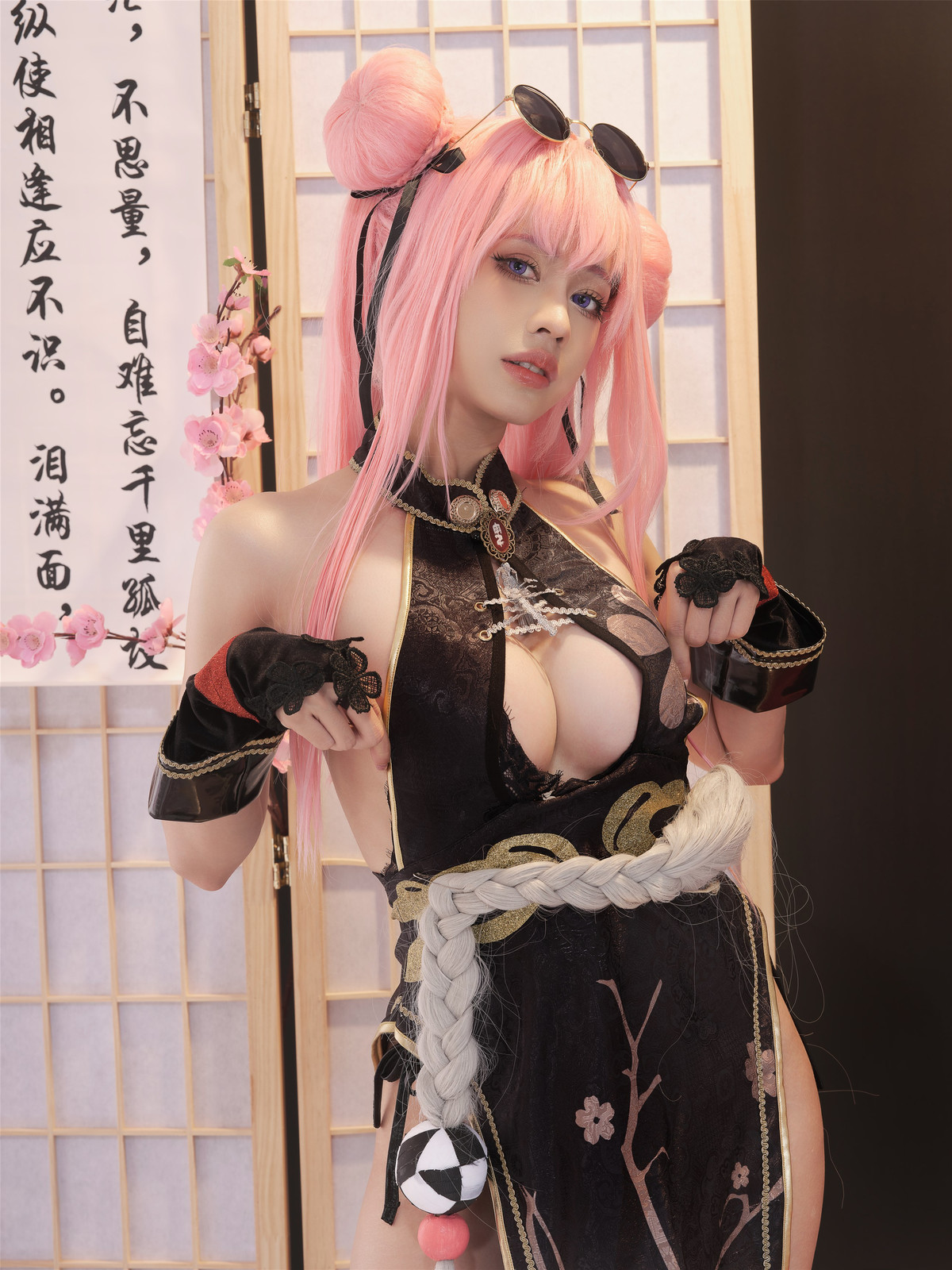 Cosplay PingPing平平 Bremerton KungFu Qipao [34P]