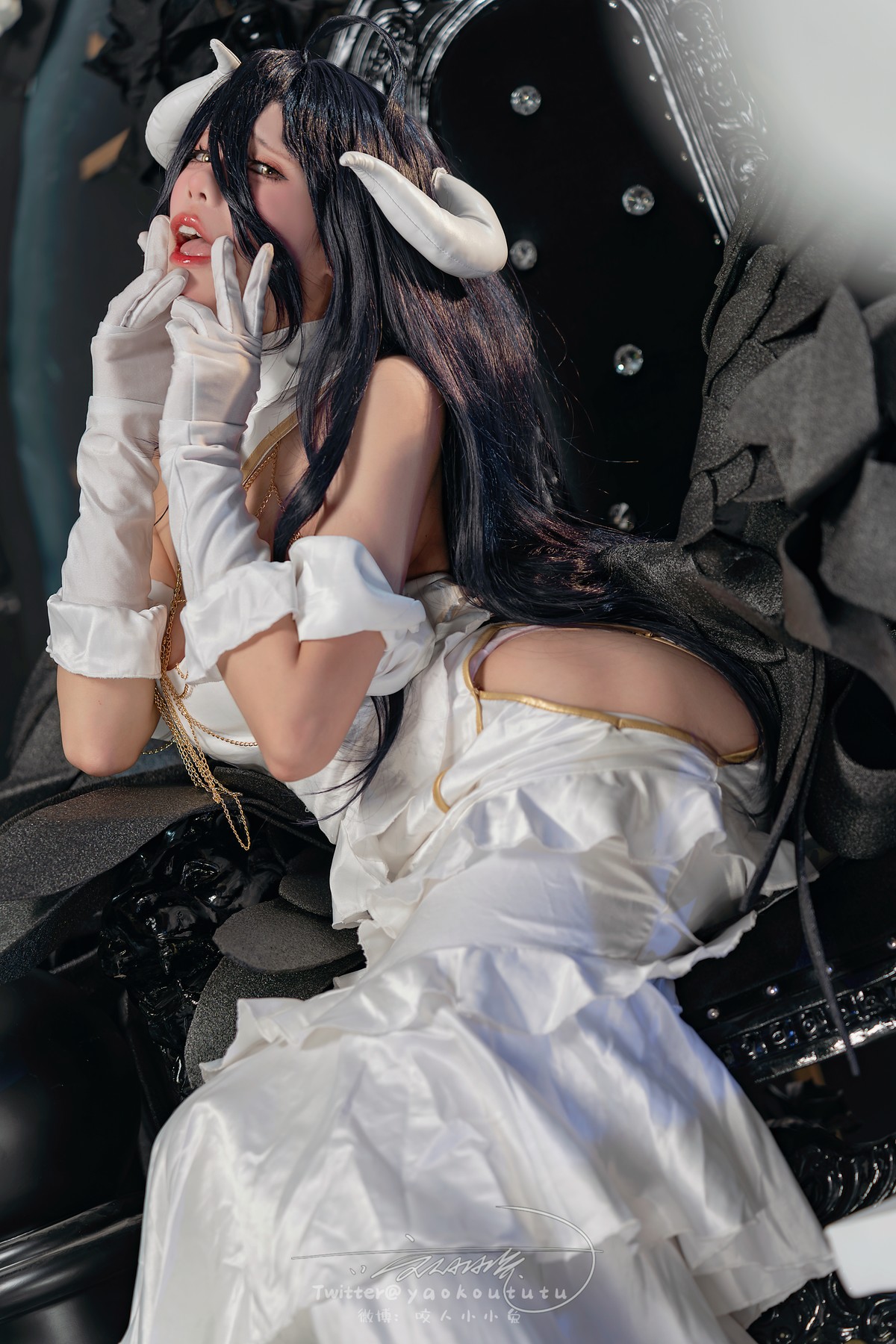 Cosplay 黏黏团子兔 魅魔之耻 雅儿贝德 & Tell Me [56P]