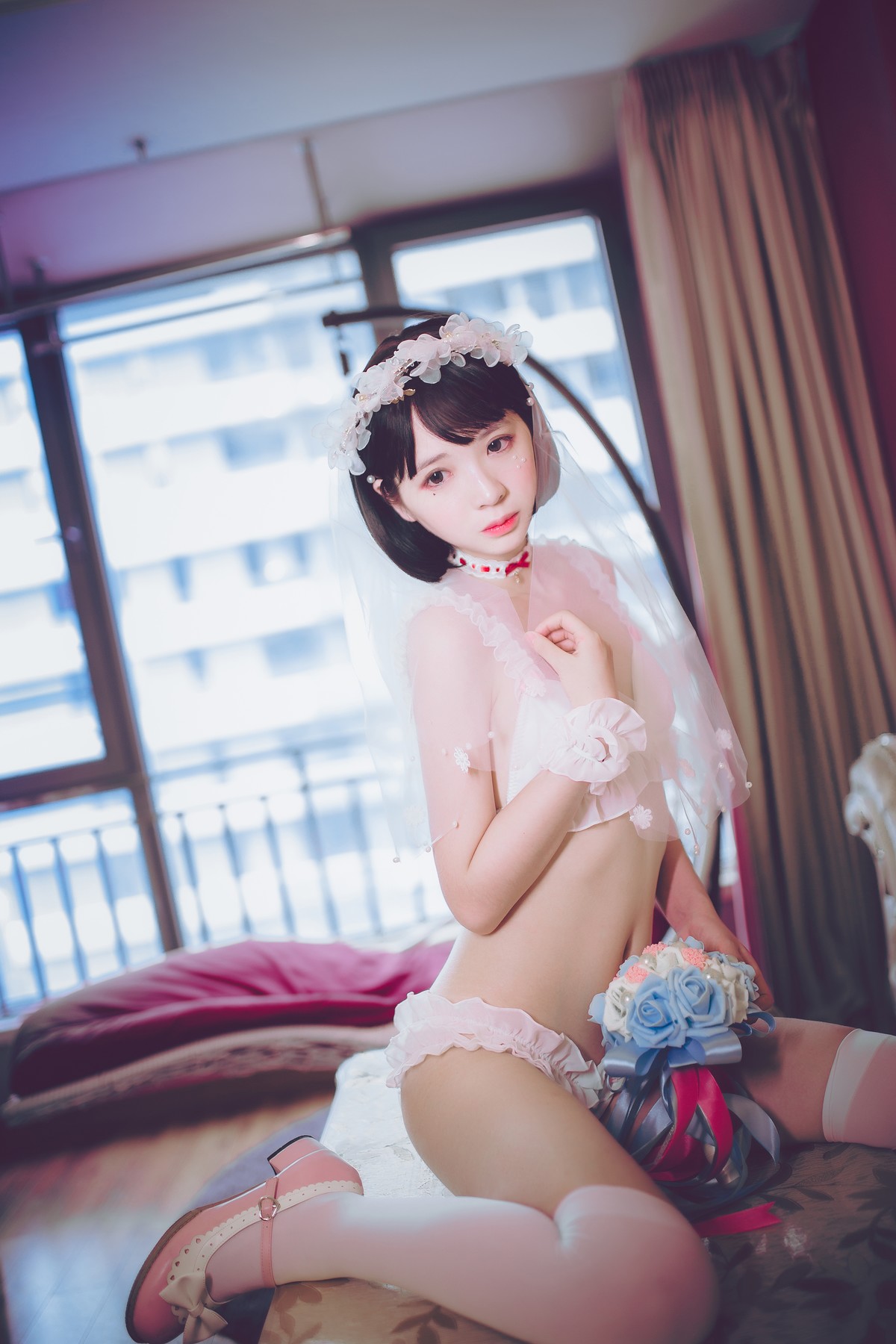 Cosplay 疯猫ss 梦中的婚礼 [49P]