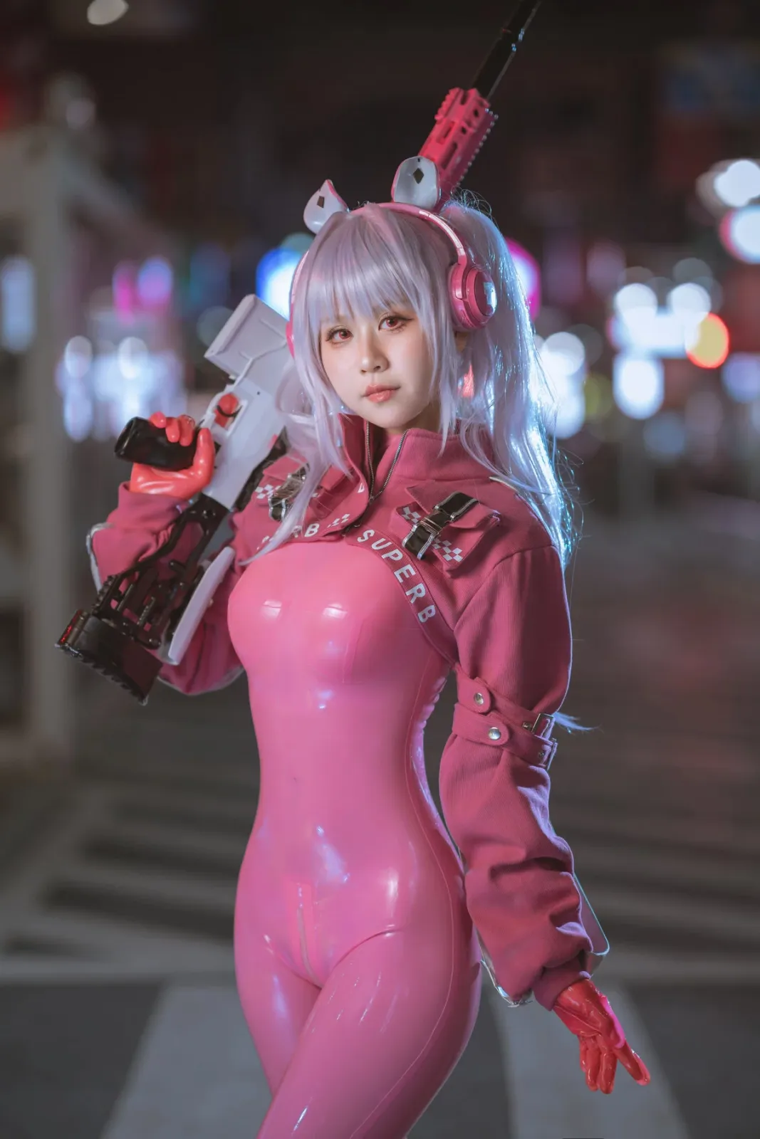 阳光美少女萌芽儿o0爱丽丝主题户外性感粉红连体衣紧身秀凹凸身材撩人诱惑写真 [108P]