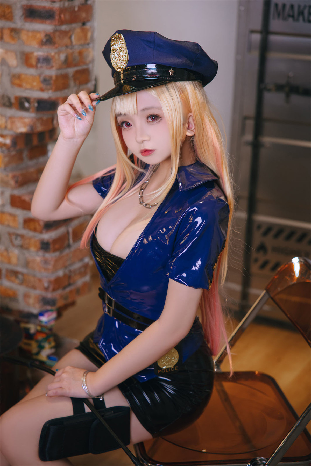 Cosplay 日奈娇 喜多川海梦女警 [71P]