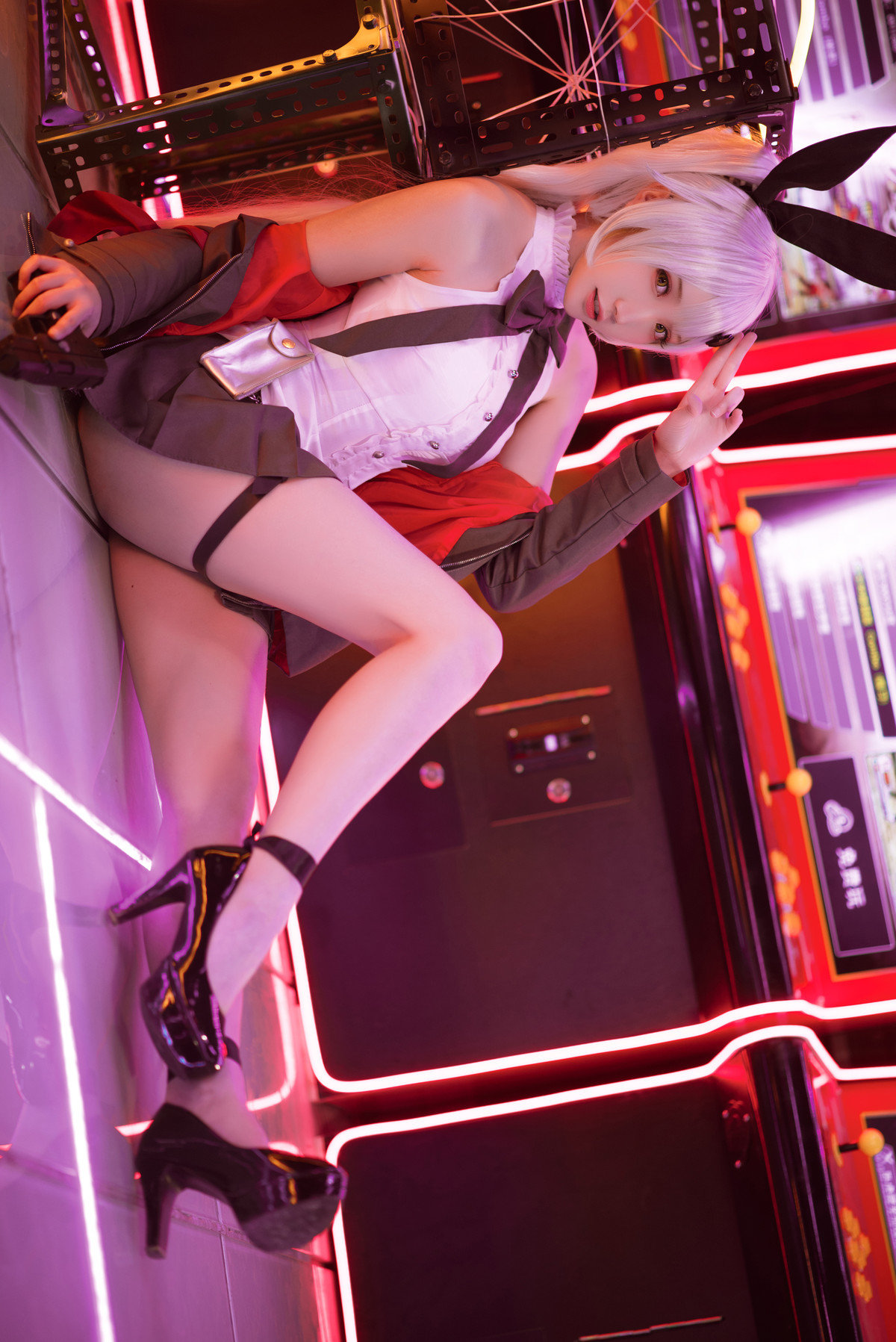 Cosplay 瓜希酱 少女前线 FN-57 Five-seveN [38P]