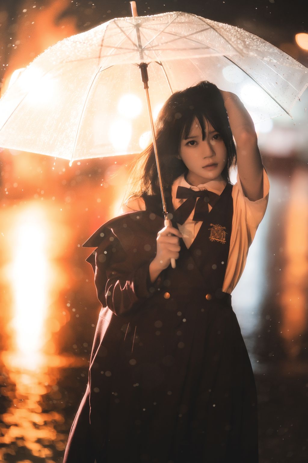 Coser @ 桜 桃 喵 Vol.089: 桜 桃 未熟 3 雨 下