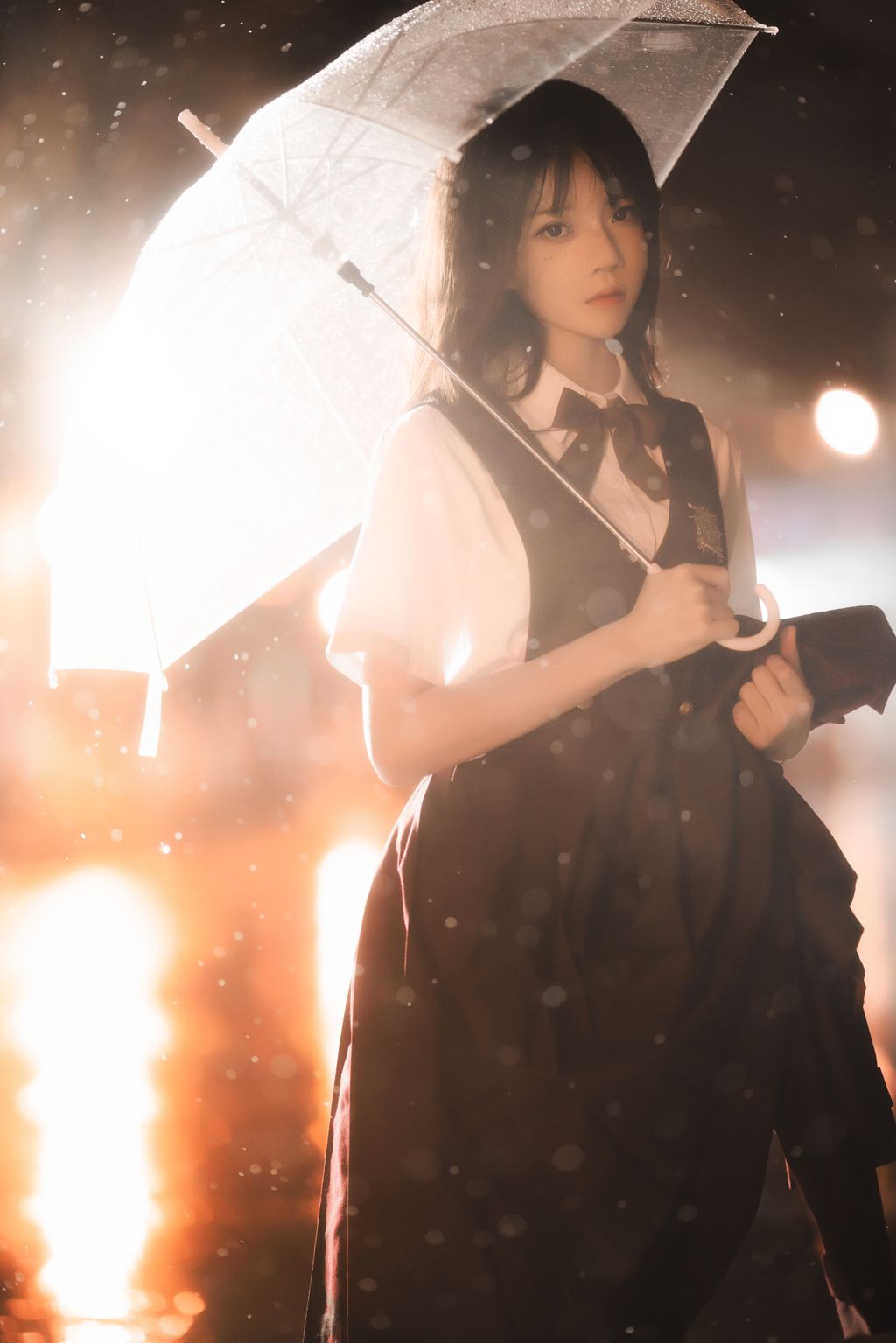 Coser @ 桜 桃 喵 Vol.089: 桜 桃 未熟 3 雨 下