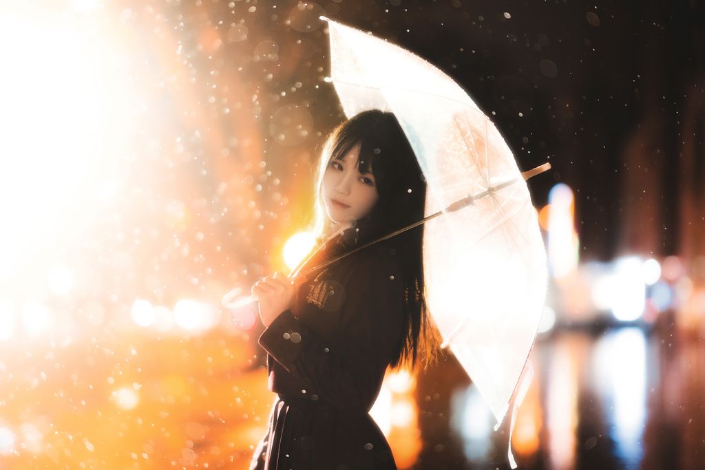 Coser @ 桜 桃 喵 Vol.089: 桜 桃 未熟 3 雨 下