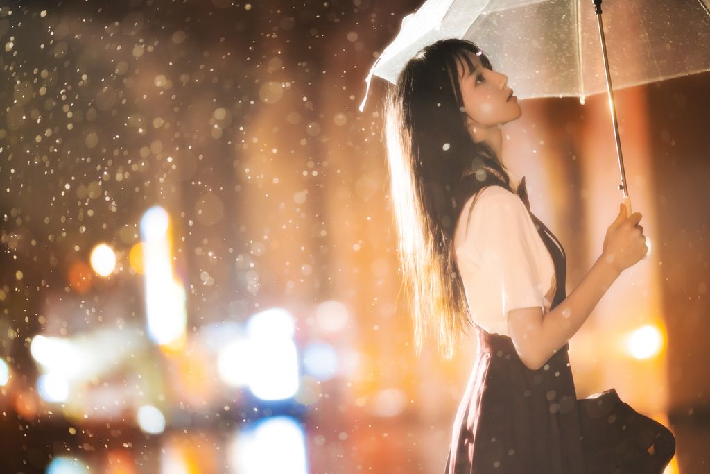 Coser @ 桜 桃 喵 Vol.089: 桜 桃 未熟 3 雨 下