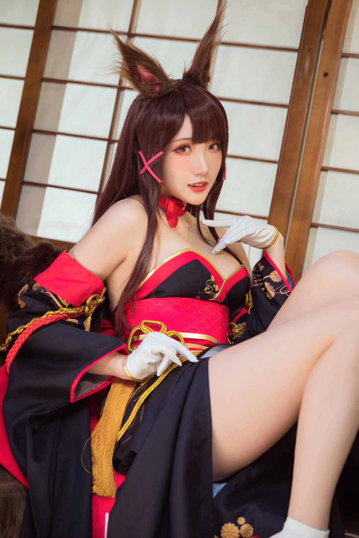 Cosplay 瓜希酱 赤城 Akagi [32P]