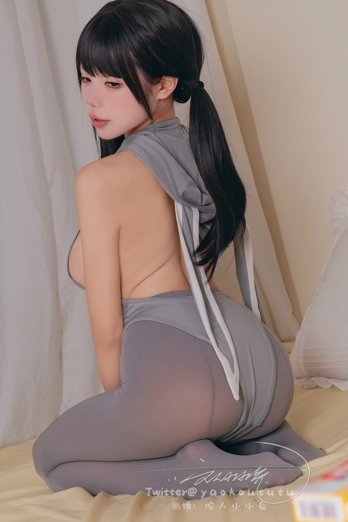 Cosplay 黏黏团子兔 小灰兔 Gray Rabbit [42P]