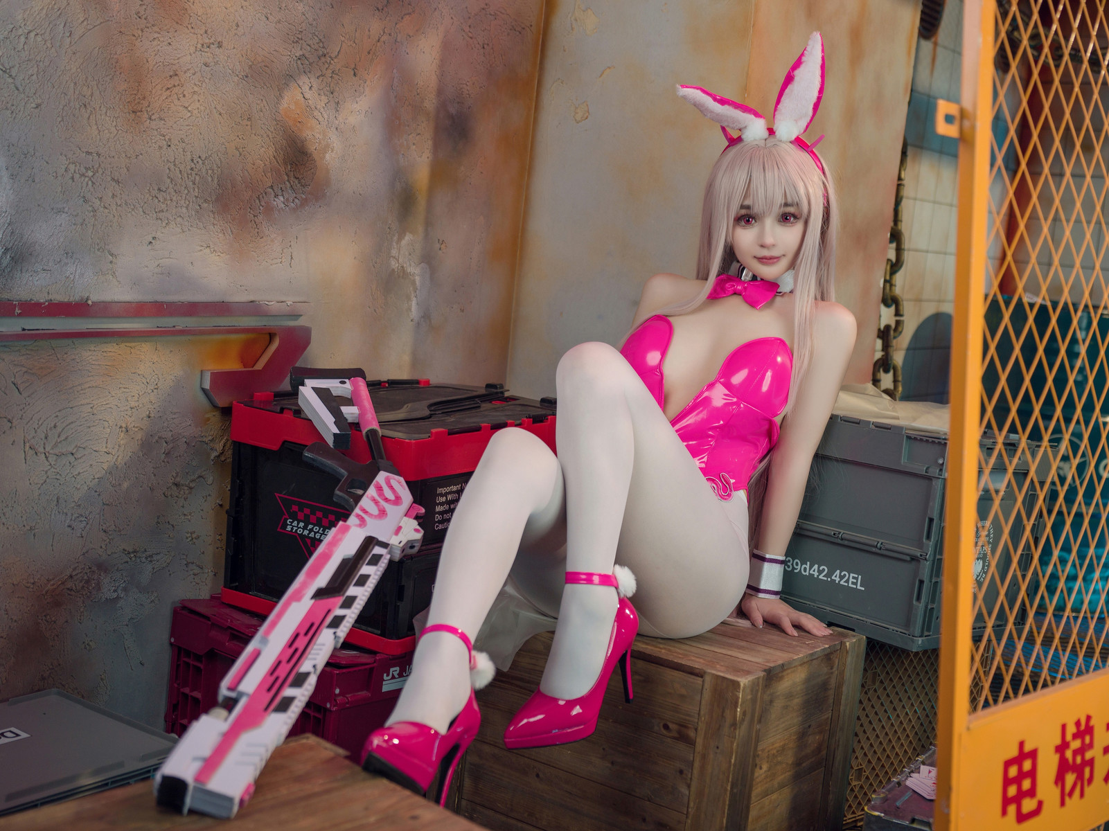 Cosplay 桜井宁宁 Viper Bunny 毒蛇兔女郎 [56P]