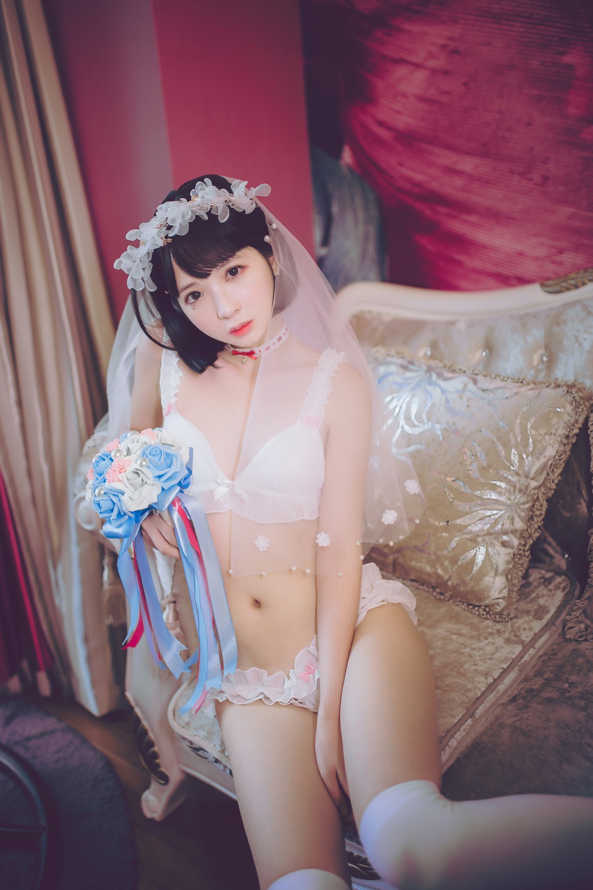 Cosplay 疯猫ss 梦中的婚礼 [49P]