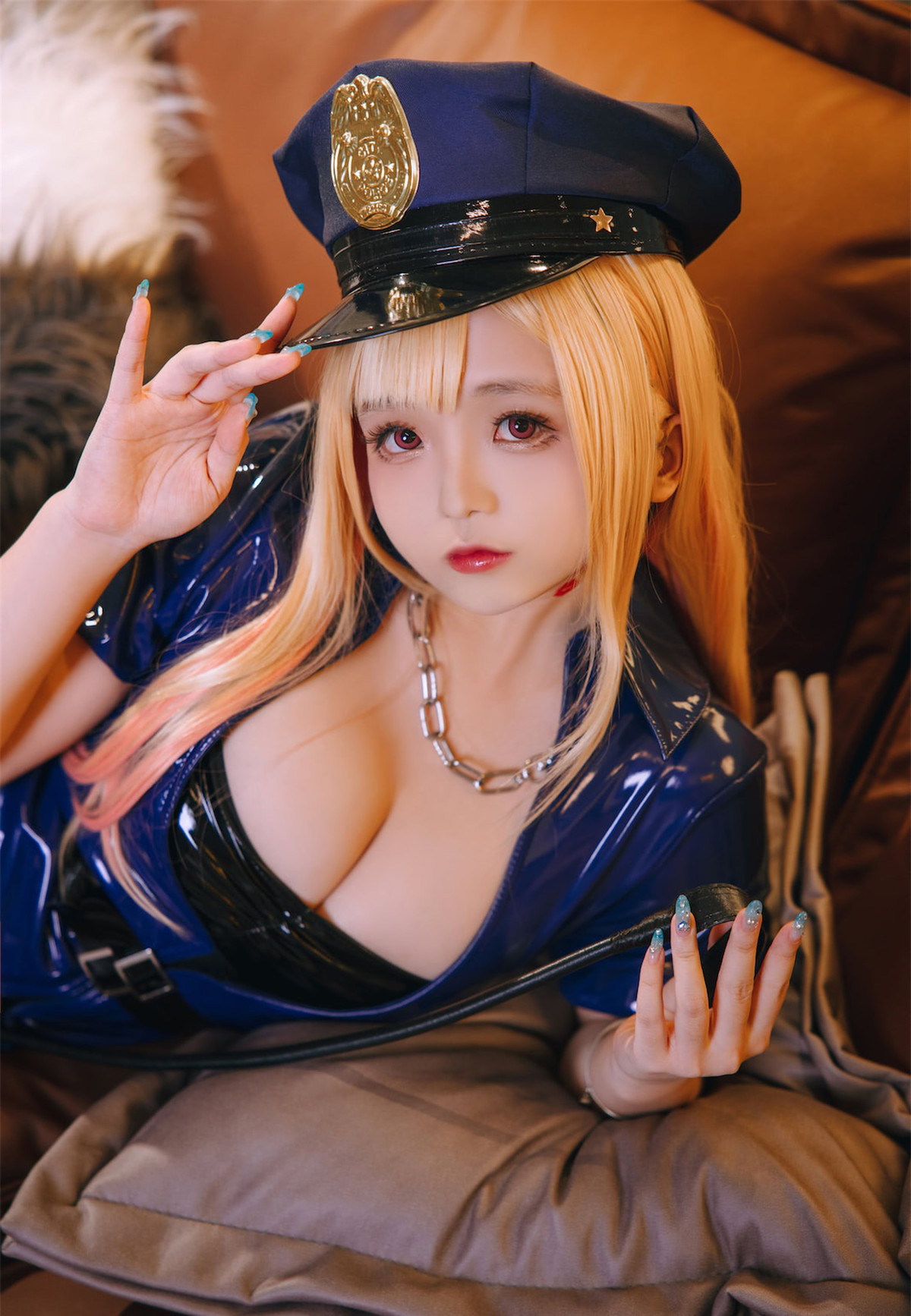 Cosplay 日奈娇 喜多川海梦女警 [71P]