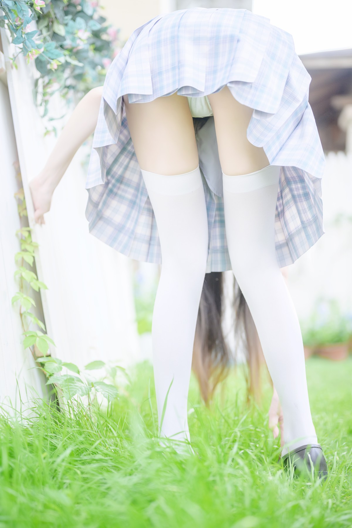 香草喵露露 Cosplay 阳光庭院制服 [50P]