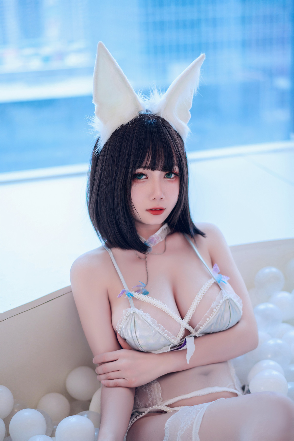 Cosplay 末夜787 猫娘衣橱 珍珠内衣 [36P]