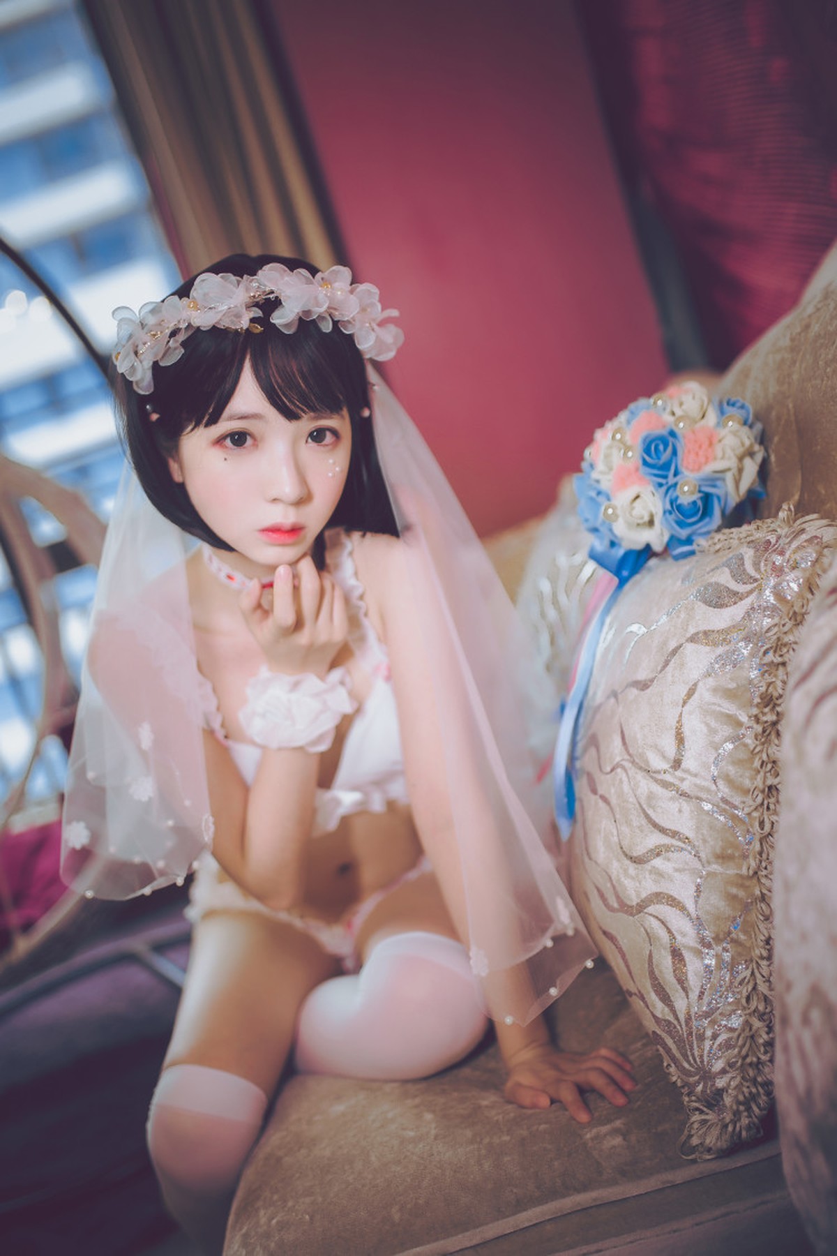 Cosplay 疯猫ss 梦中的婚礼 [49P]