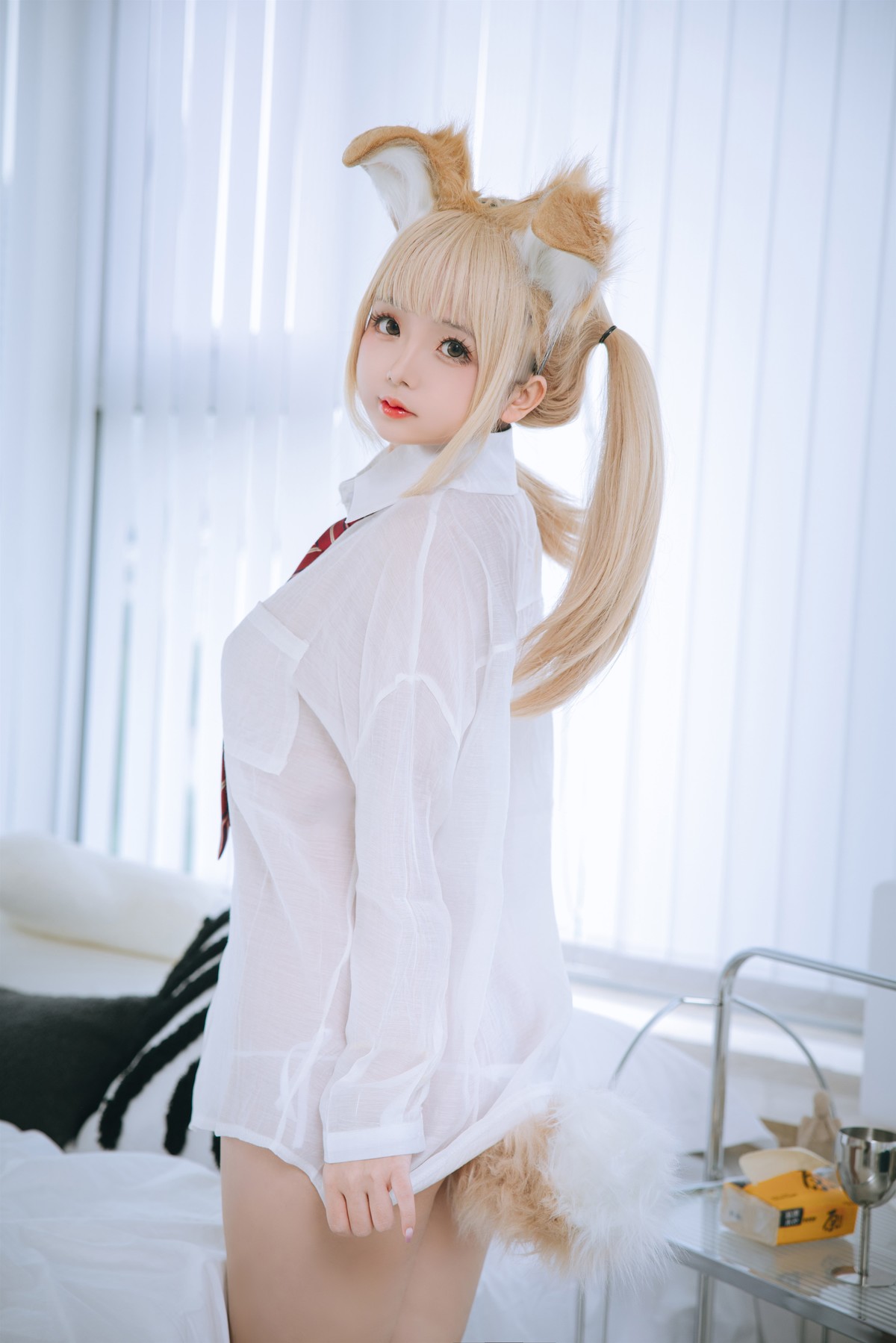 Cosplay 日奈娇 衬衫小狗 Set.01 [50P]