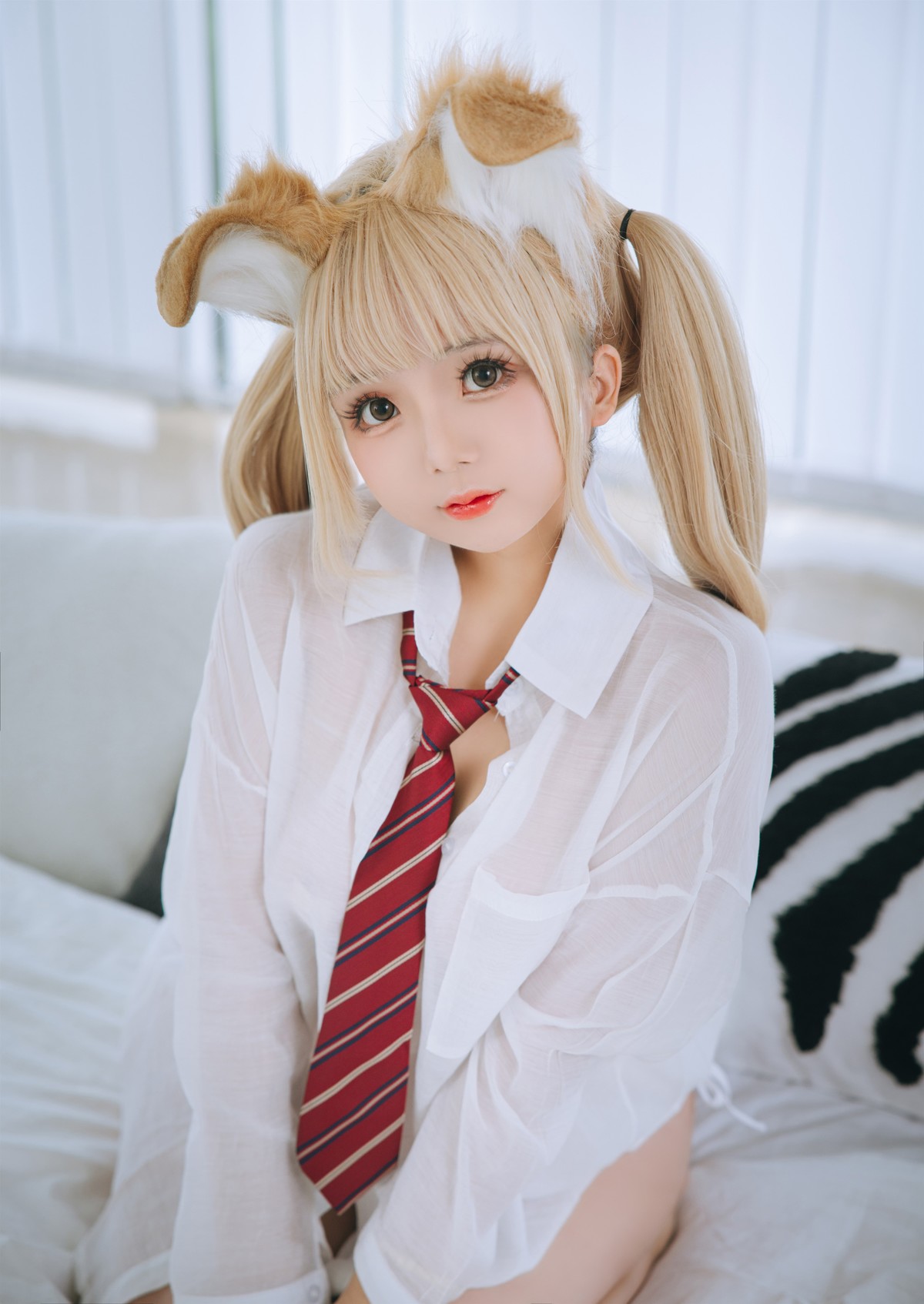 Cosplay 日奈娇 衬衫小狗 Set.01 [50P]