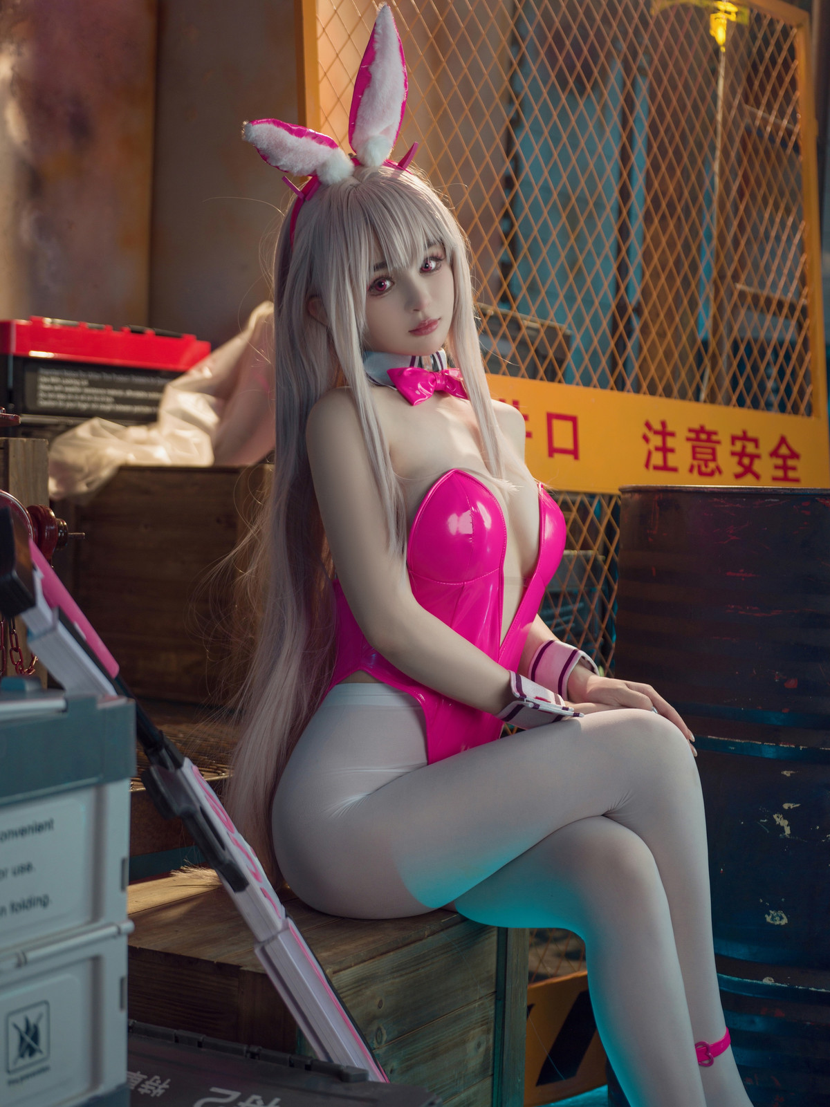 Cosplay 桜井宁宁 Viper Bunny 毒蛇兔女郎 [56P]