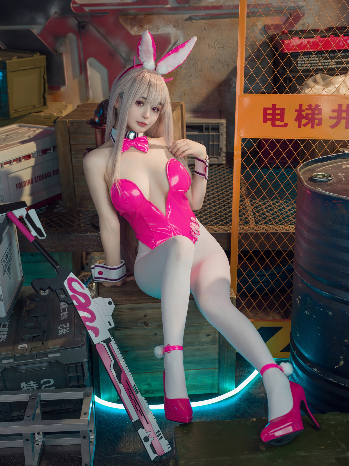 Cosplay 桜井宁宁 Viper Bunny 毒蛇兔女郎 [56P]