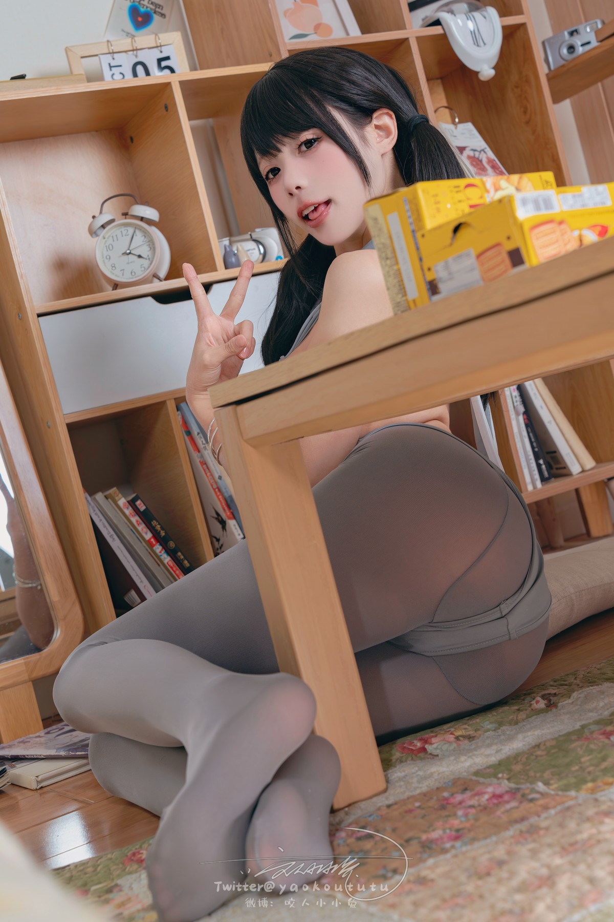 Cosplay 黏黏团子兔 小灰兔 Gray Rabbit [42P]