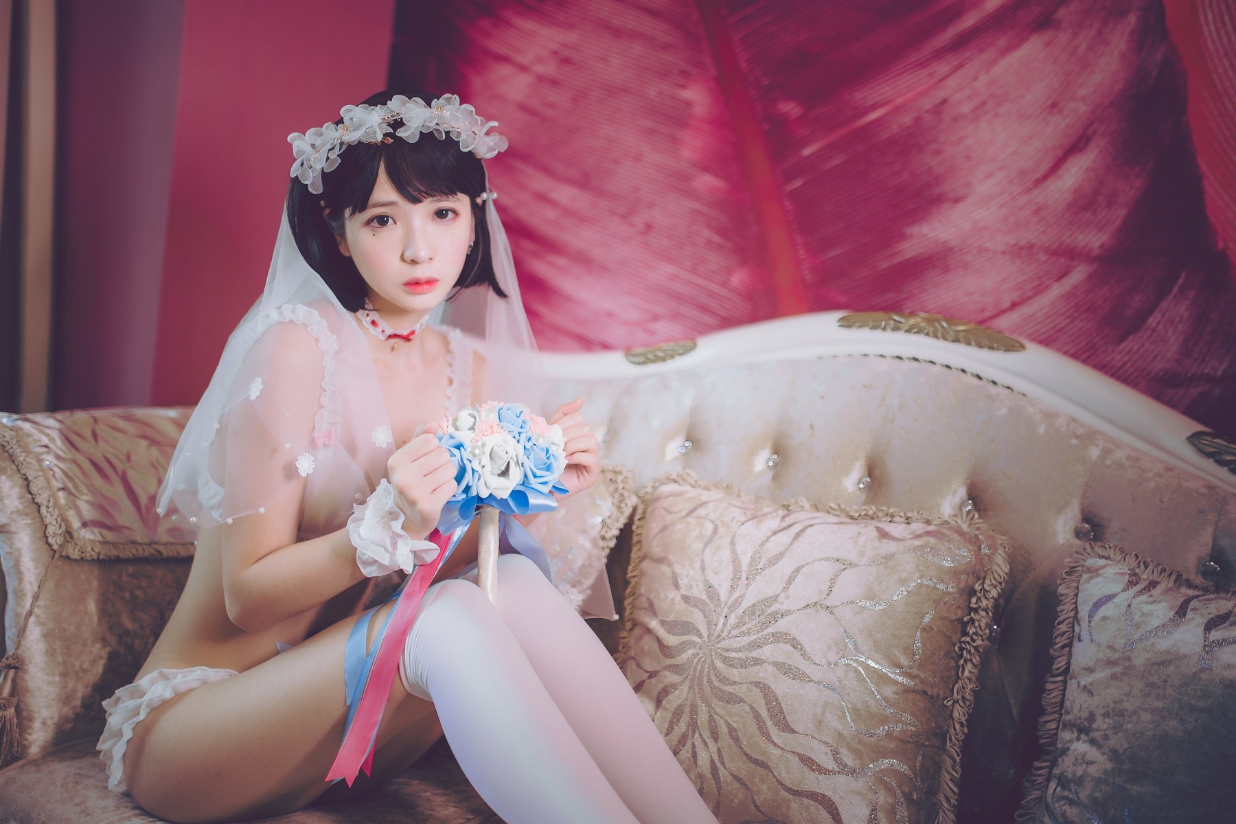 Cosplay 疯猫ss 梦中的婚礼 [49P]