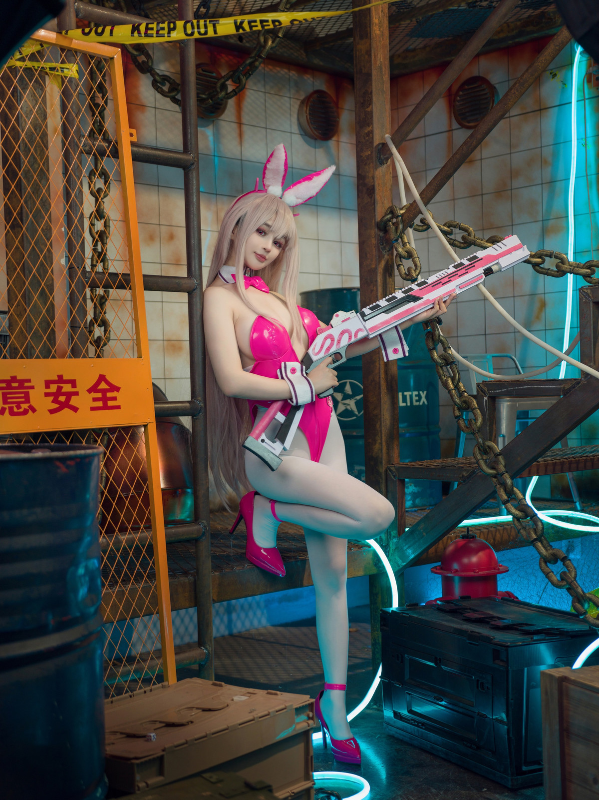 Cosplay 桜井宁宁 Viper Bunny 毒蛇兔女郎 [56P]