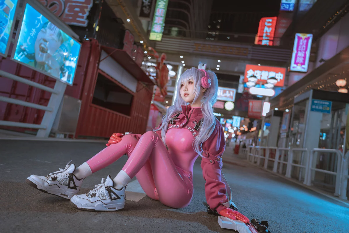 阳光美少女萌芽儿o0爱丽丝主题户外性感粉红连体衣紧身秀凹凸身材撩人诱惑写真 [108P]