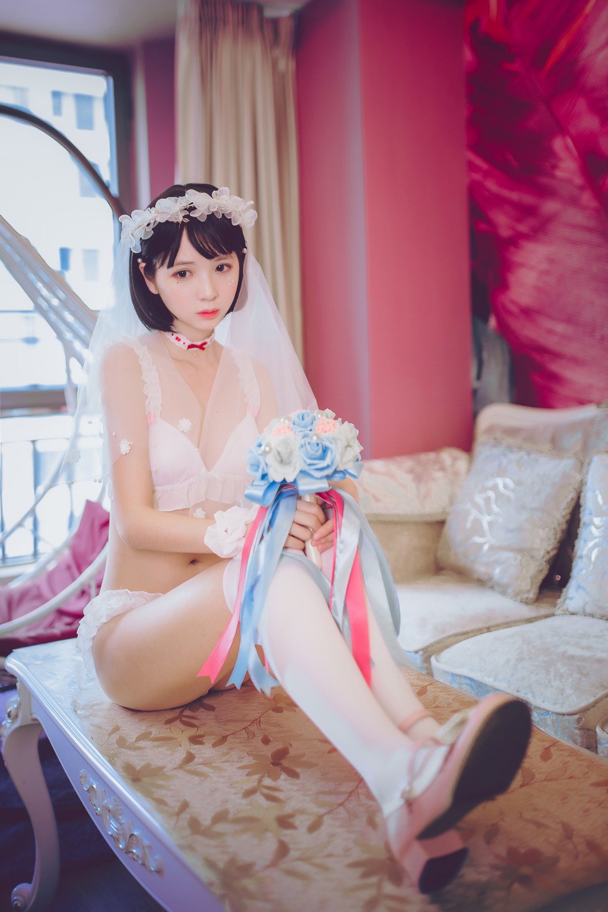 Cosplay 疯猫ss 梦中的婚礼 [49P]