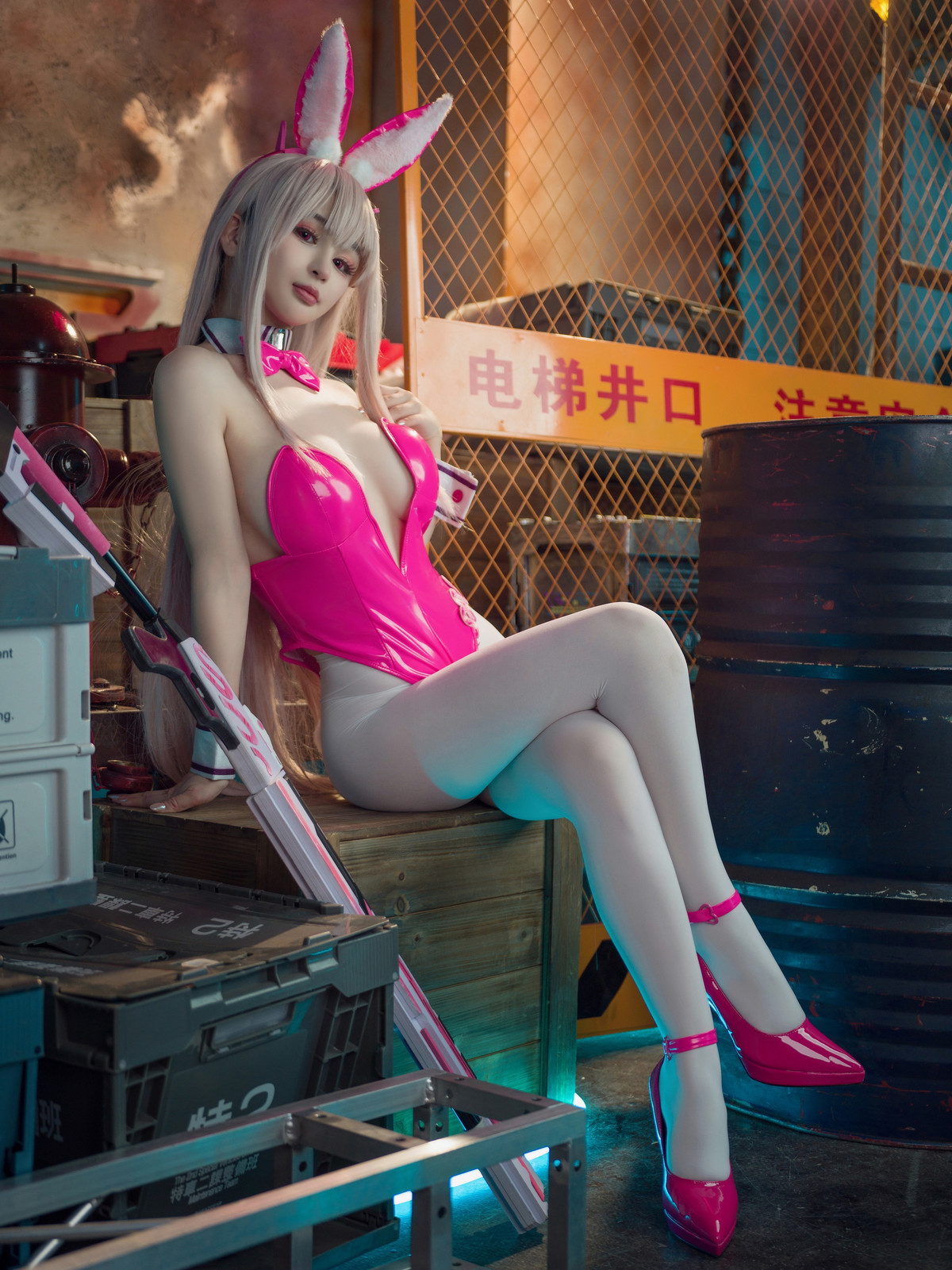 Cosplay 桜井宁宁 Viper Bunny 毒蛇兔女郎 [56P]