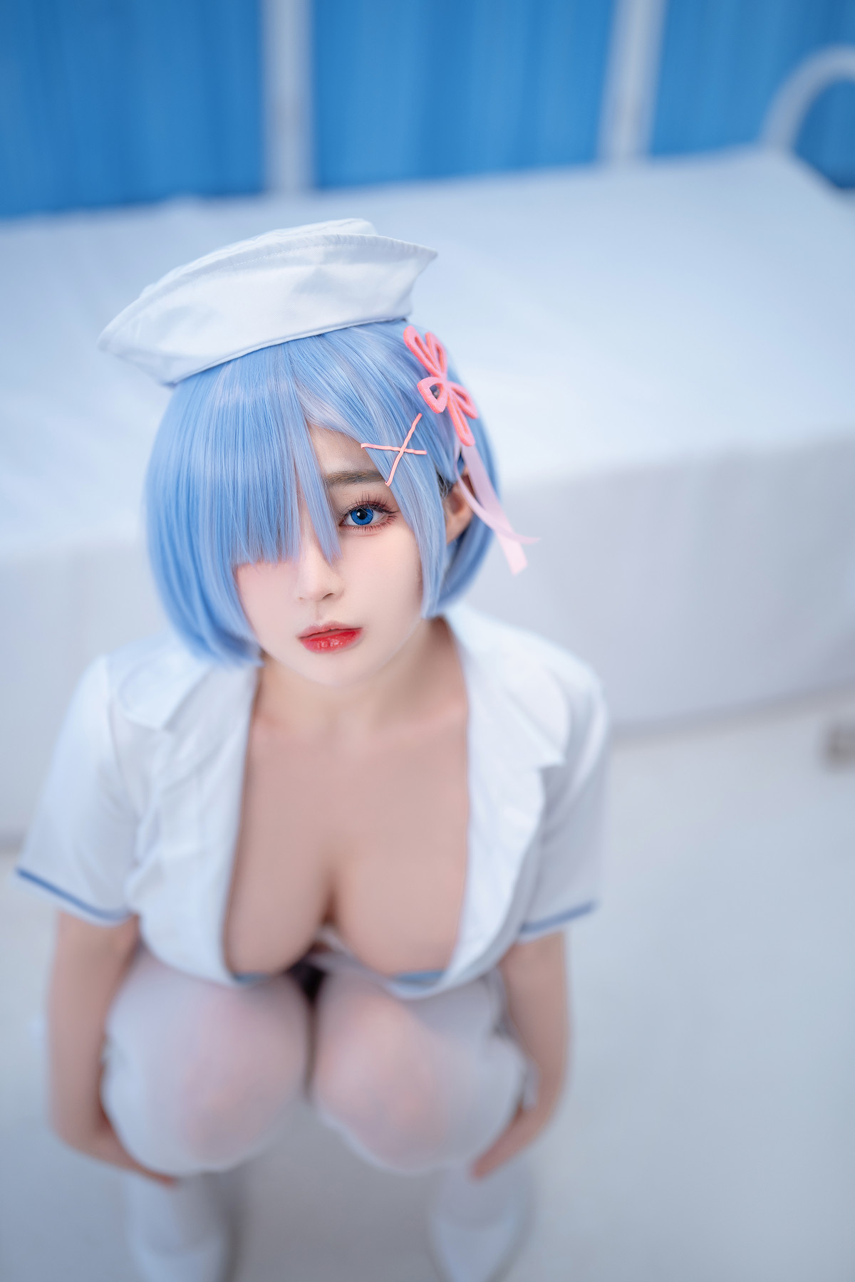 桜井宁宁 Cosplay 雷姆护士 Nurse Rem [72P]