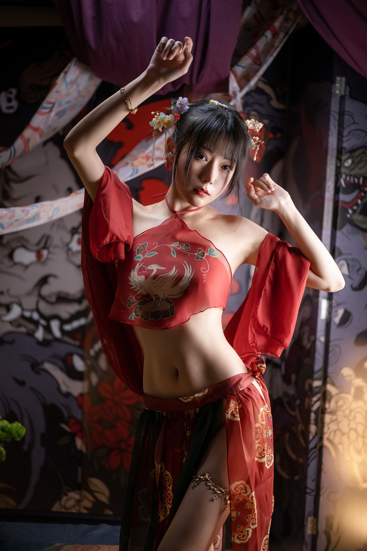 Cosplay 香草喵露露 春节贺图 [61P]