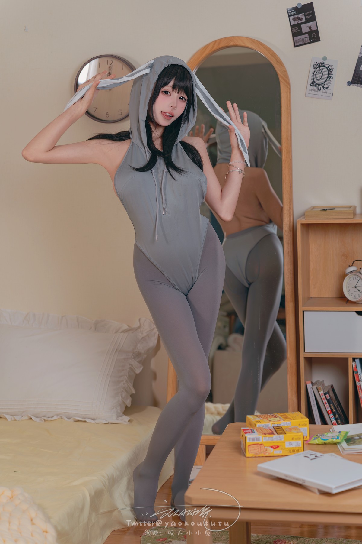 Cosplay 黏黏团子兔 小灰兔 Gray Rabbit [42P]