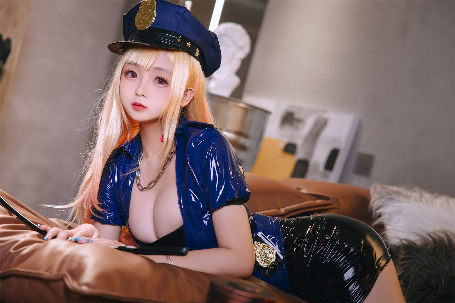 Cosplay 日奈娇 喜多川海梦女警 [71P]