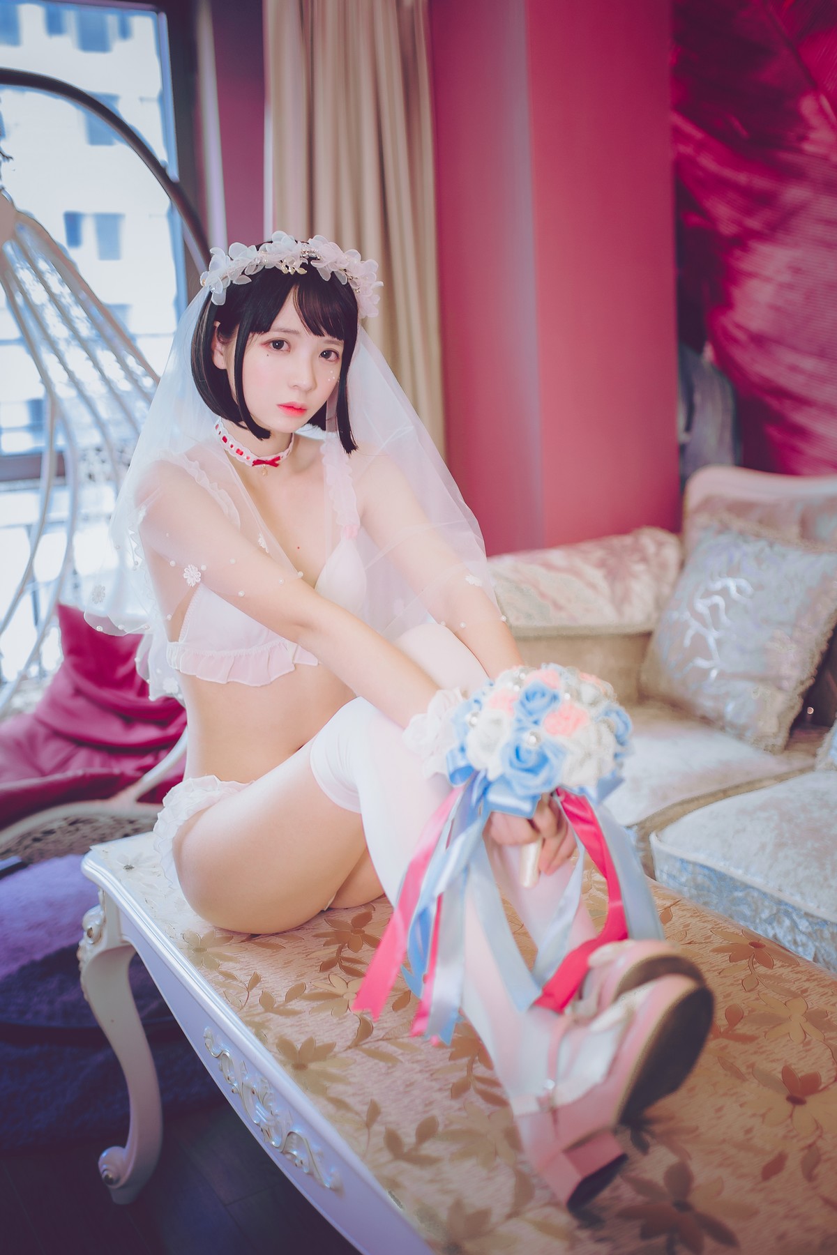 Cosplay 疯猫ss 梦中的婚礼 [49P]