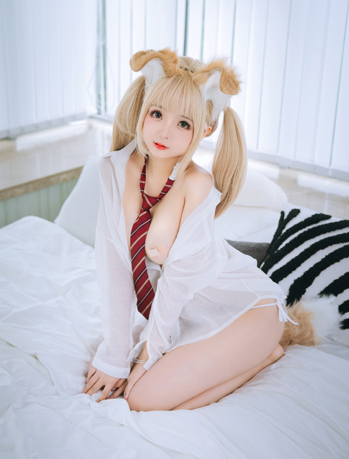 Cosplay 日奈娇 衬衫小狗 Set.01 [50P]