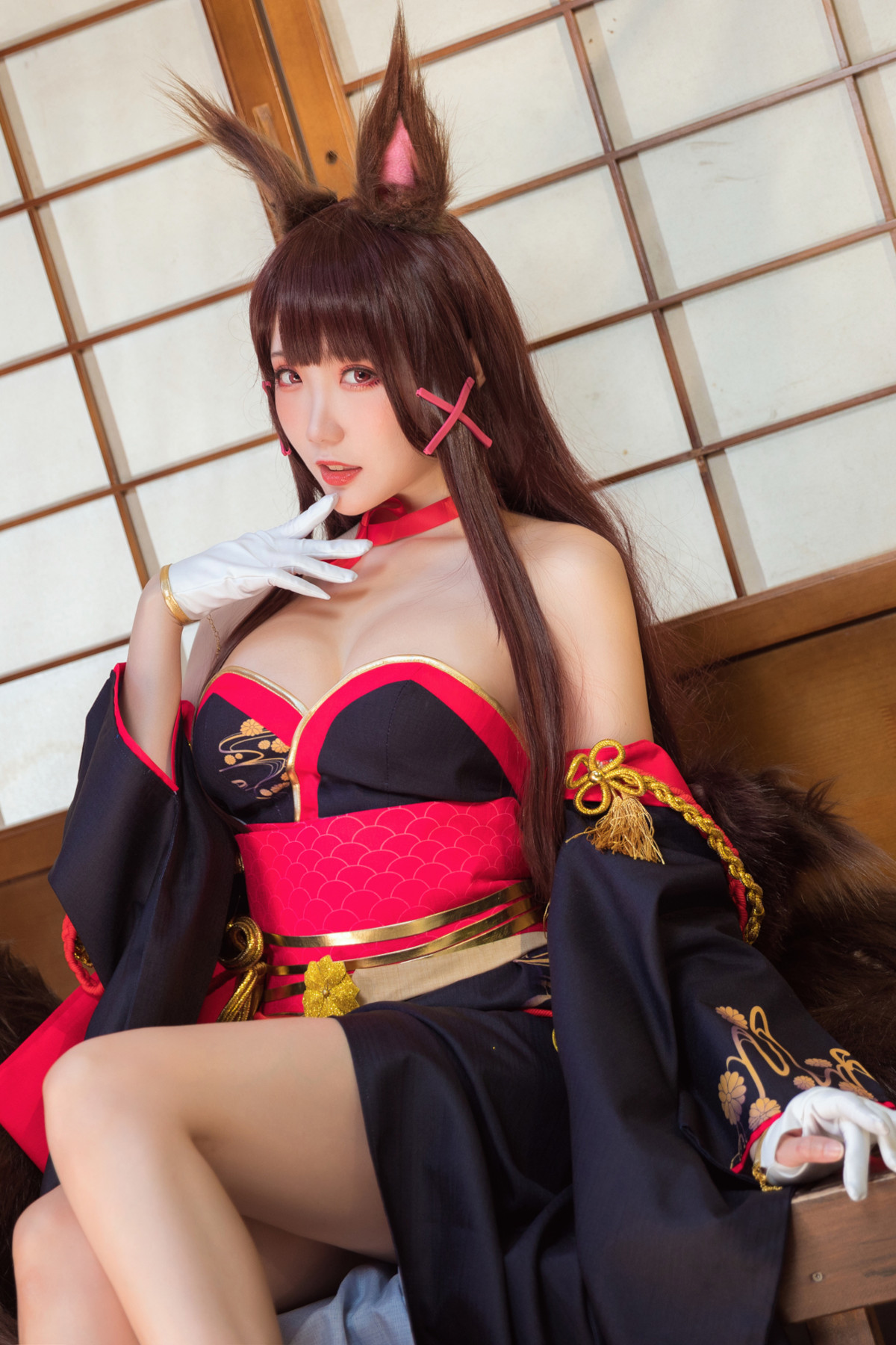 Cosplay 瓜希酱 赤城 Akagi [32P]