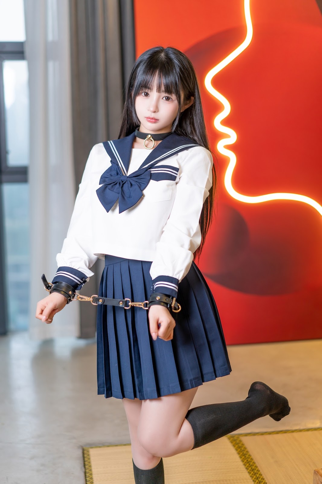 Cosplay 桜井宁宁 JK的秘密 #1 [49P]